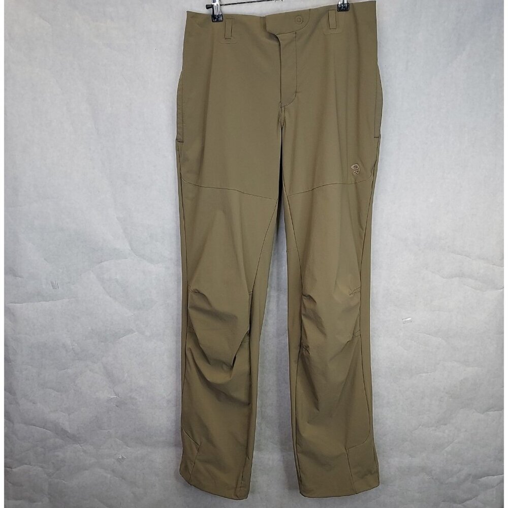 Mountain Hardwear Yuma Hiking Pants Women's 8 Tan Stretch Nylon Outdoor Gorpcore